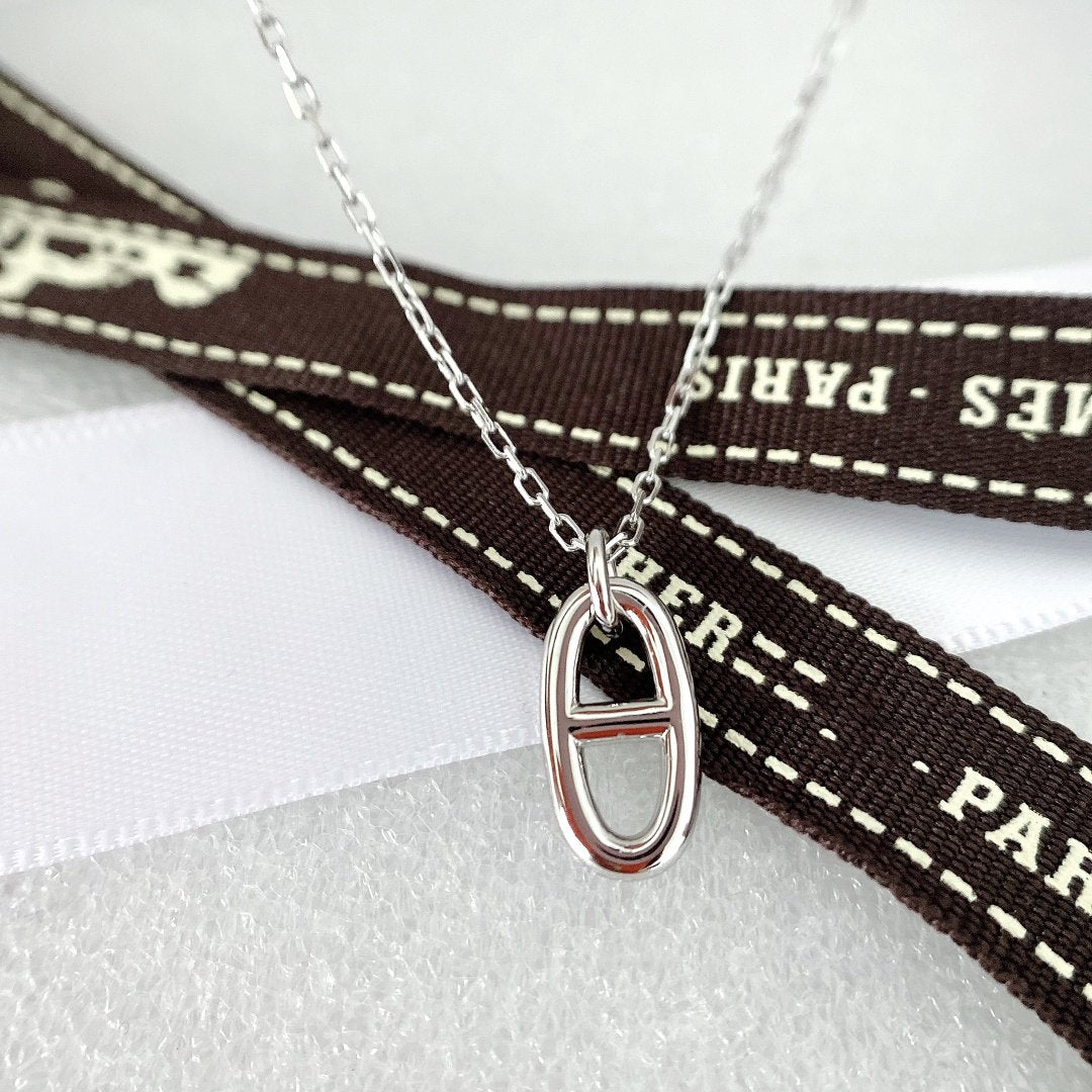 [Rosla]HM PIG NOSE NECKLACE