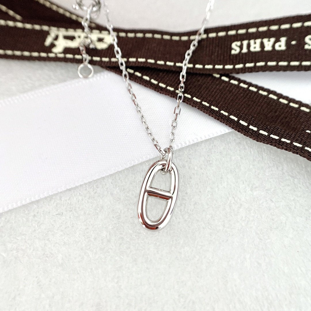 [Rosla]HM PIG NOSE NECKLACE