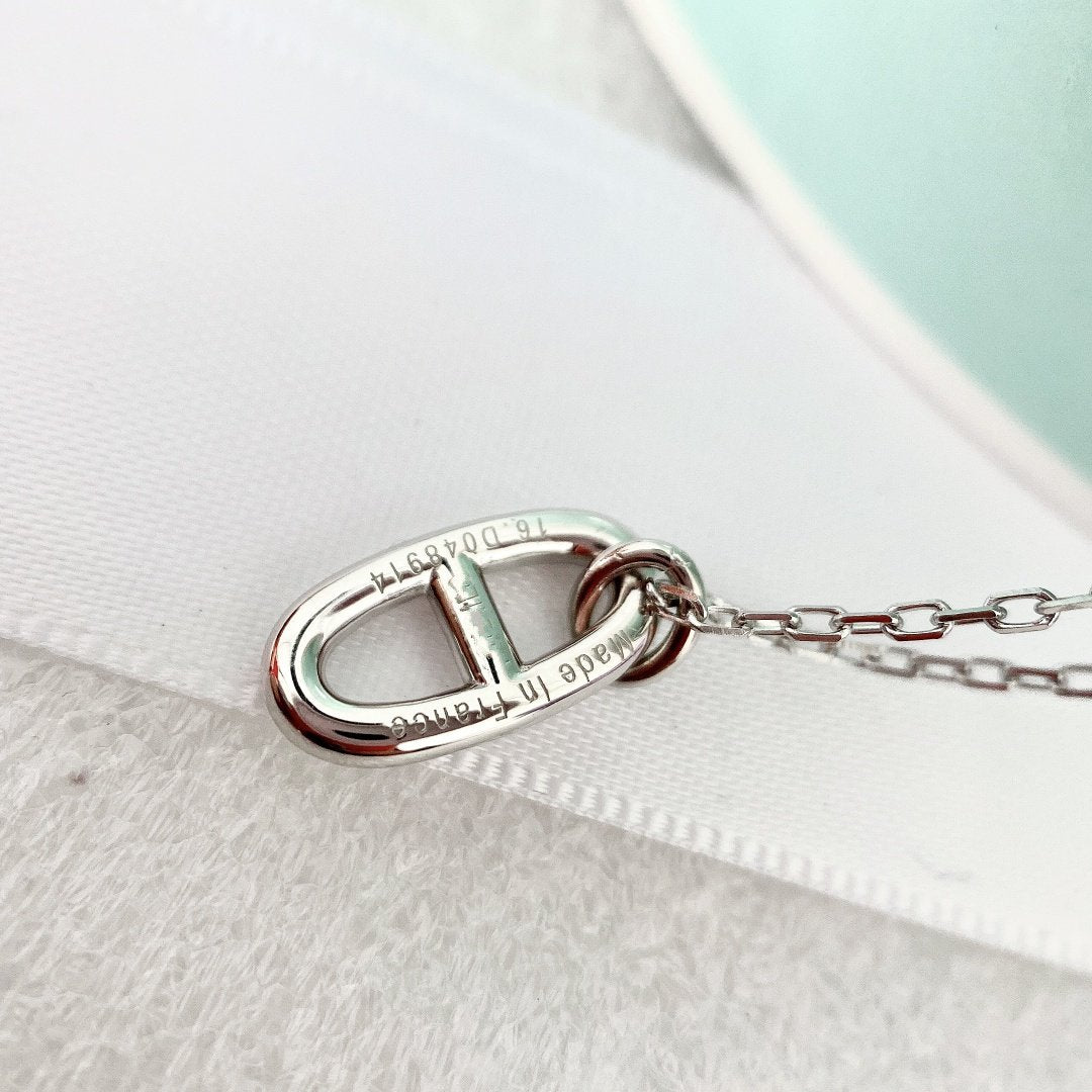 [Rosla]HM PIG NOSE NECKLACE