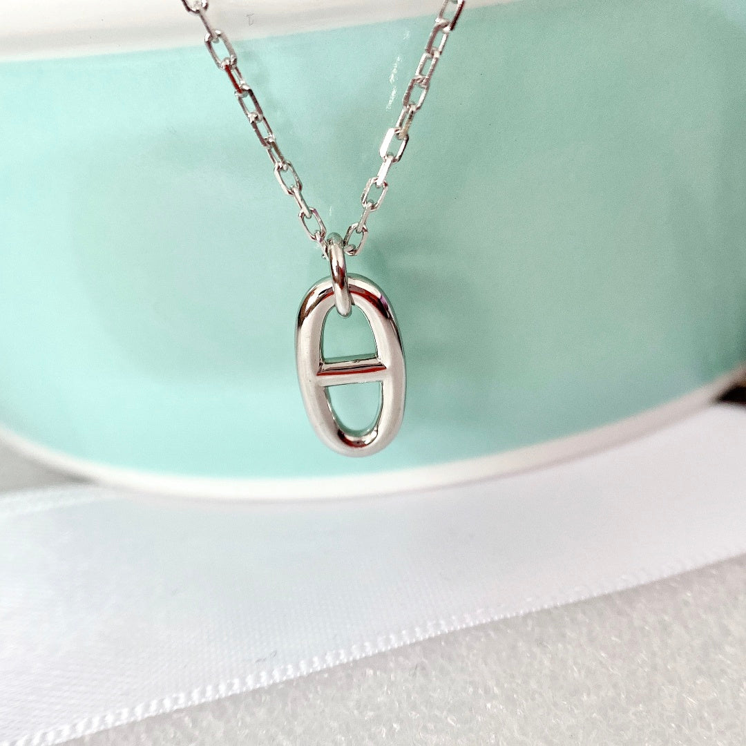 [Rosla]HM PIG NOSE NECKLACE
