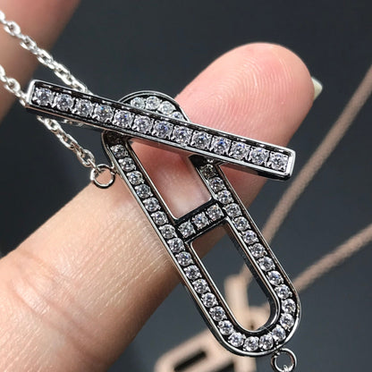 [Rosla]HM NECKLACE PLATINUM ROSE GOLD DIAMOND