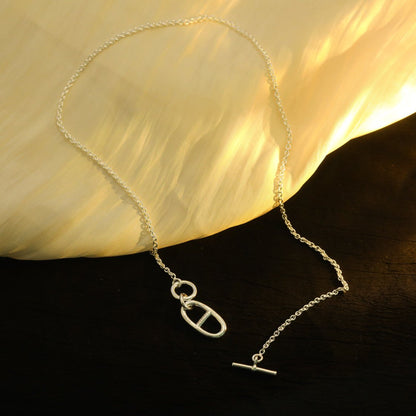 [Rosla]HM CHAINE D'ANCRE PENDANT NECKLACE STERLING SILVER