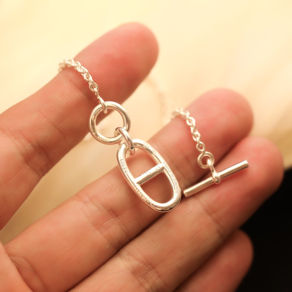 [Rosla]HM CHAINE D'ANCRE PENDANT NECKLACE STERLING SILVER