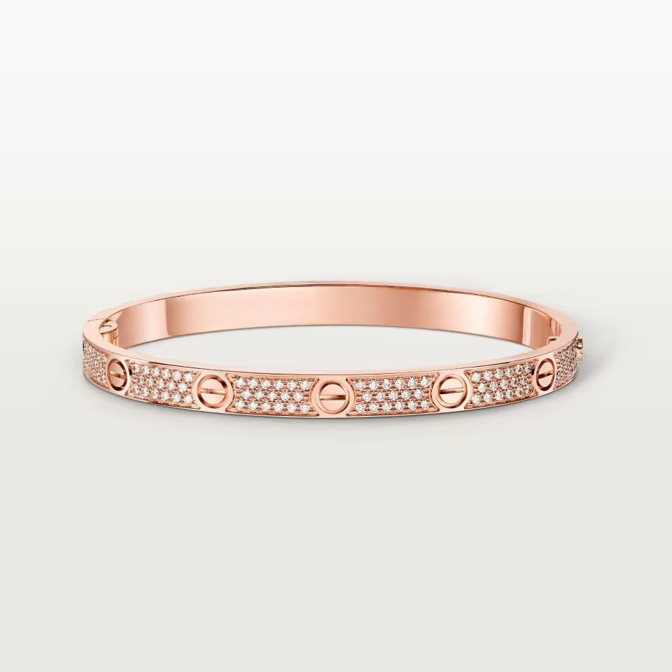 [Rosla]LOVE BRACELET 4.8MM DIAMOND-PAVED