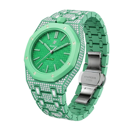 [Rosla]Royal Oak Pop Exclusive Bioceramic Case & Bioceramic Strap Full Diamond