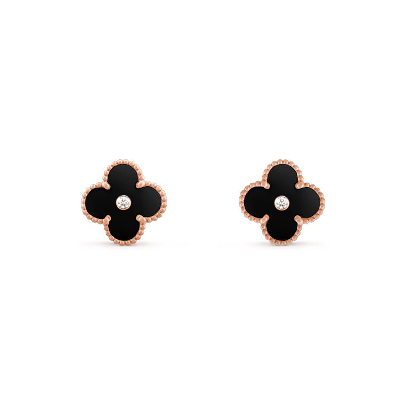 [Rosla]CLOVER  15MM DIAMOND EARRINGS COLLECTION