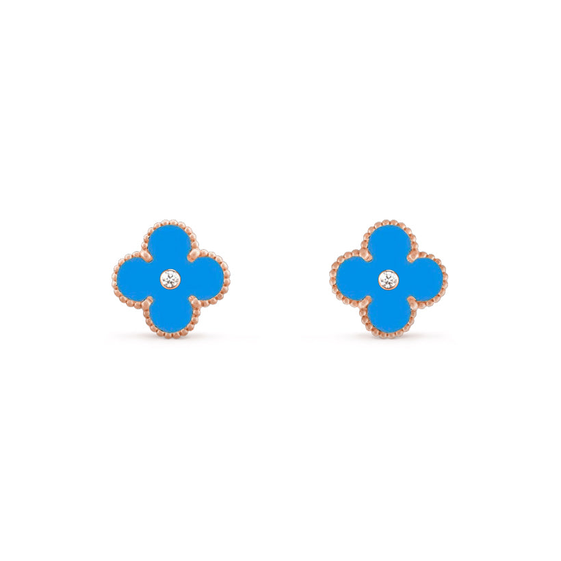 [Rosla]CLOVER  15MM DIAMOND EARRINGS COLLECTION