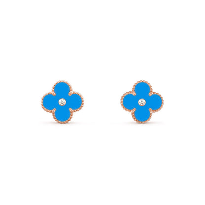[Rosla]CLOVER  15MM DIAMOND EARRINGS COLLECTION