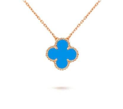 [Rosla]CLOVER 15MM SINGLE FLOWER NECKLACE COLLECTION
