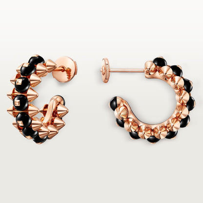 [Rosla]CLASH 7.9MM AGATE CHALCEDONY EARRINGS