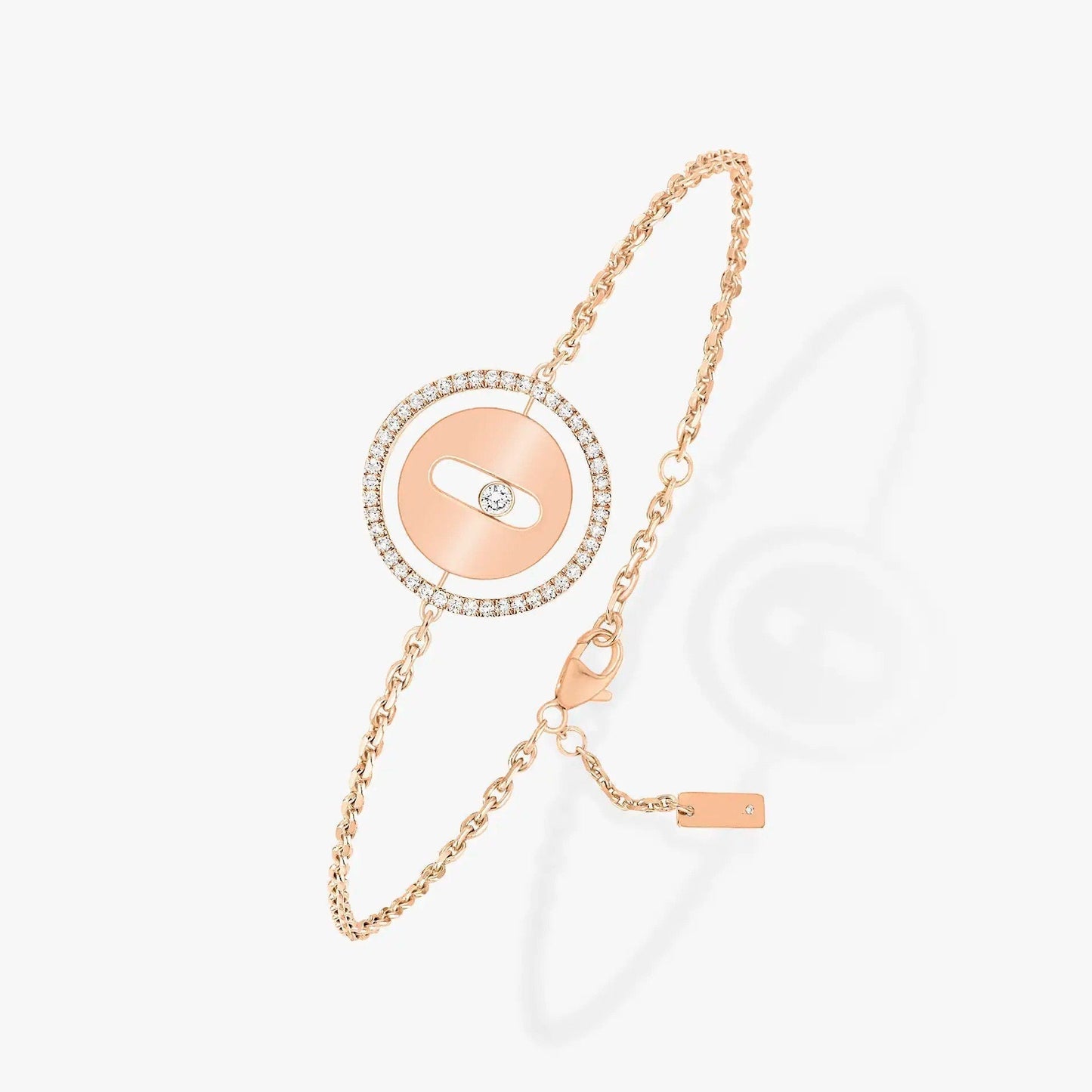 [Rosla]LUCKY MOVE PAVED DIAMOND BRACELET