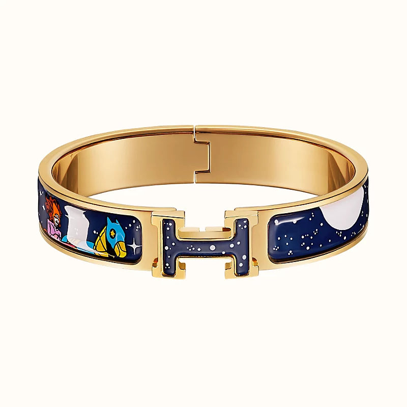[Rosla]H STAR AND MOON BRACELET 12MM