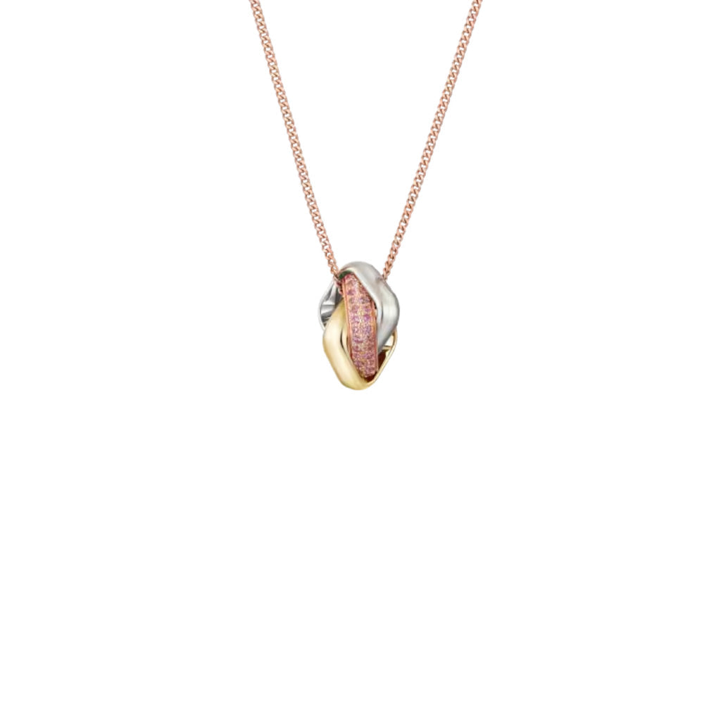 [Rosla]TRINITY CUSHION NECKLACE COLLECTION