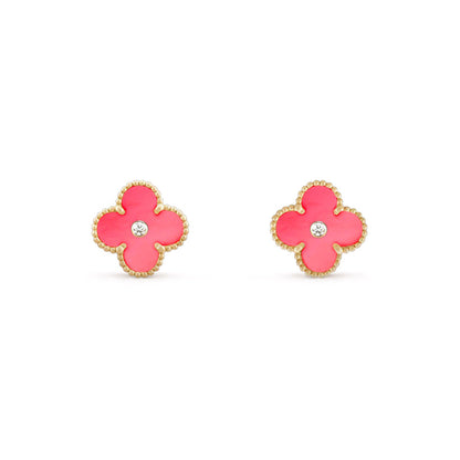 [Rosla]CLOVER  15MM DIAMOND EARRINGS COLLECTION