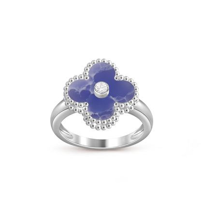 [Rosla]CLOVER SILVER DIOMND RING COLLECTION