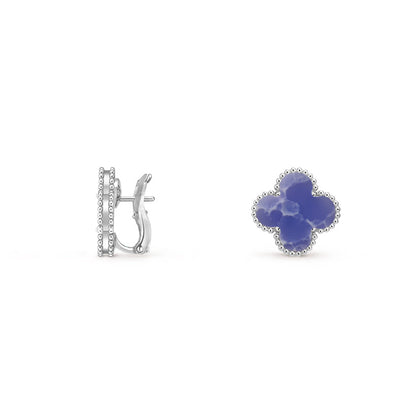 [Rosla]CLOVER SILVER 15MM MOP EARRINGS COLLECTION