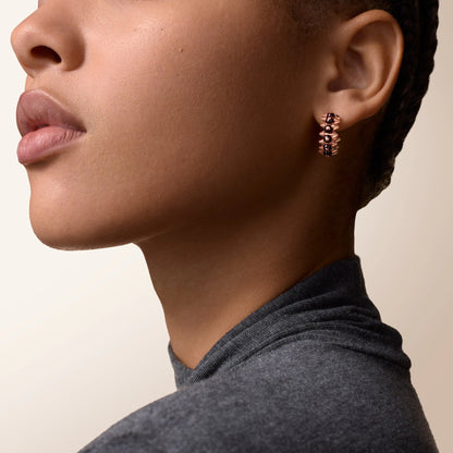 [Rosla]CLASH 7.9MM AGATE CHALCEDONY EARRINGS