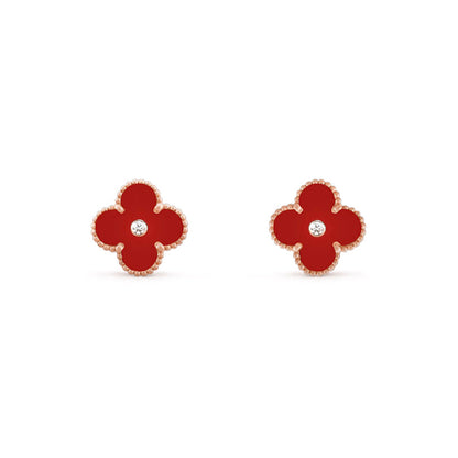 [Rosla]CLOVER  15MM DIAMOND EARRINGS COLLECTION