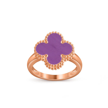 [Rosla]CLOVER RING ROSE GOLD COLLECTION