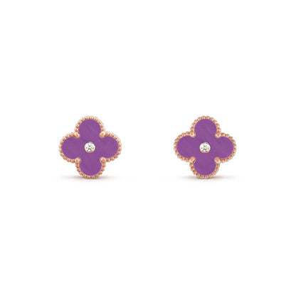 [Rosla]CLOVER  15MM DIAMOND EARRINGS COLLECTION