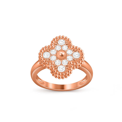[Rosla]CLOVER RING ROSE GOLD COLLECTION