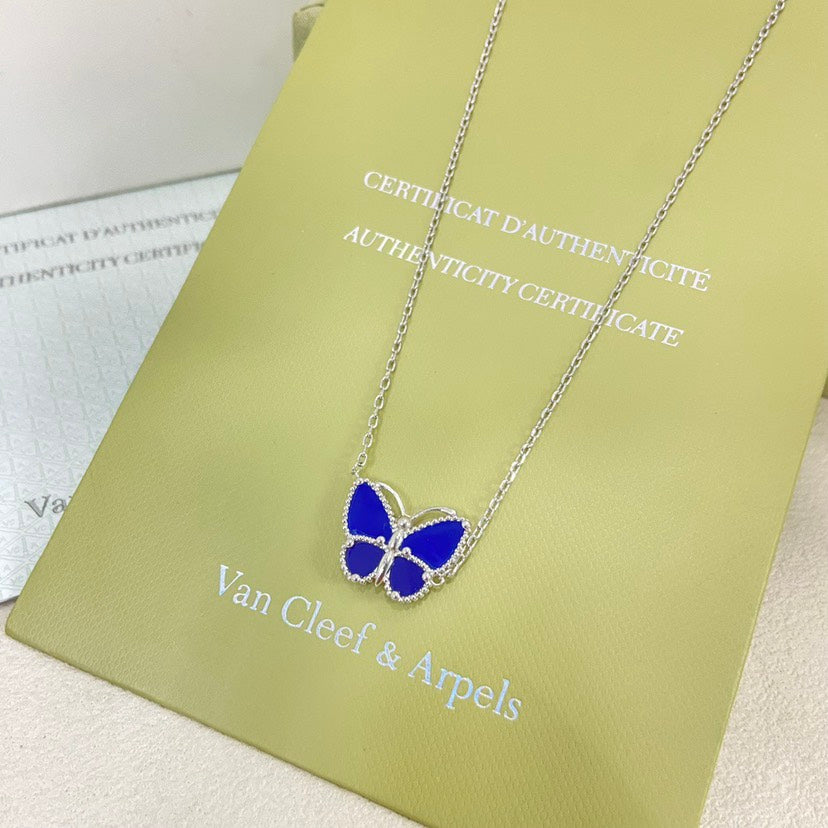 [LUXE]2026 NEW STYLE LUCKY SPRING BUTTERFLY 1 MOTIFS FLOWER NECKLACE