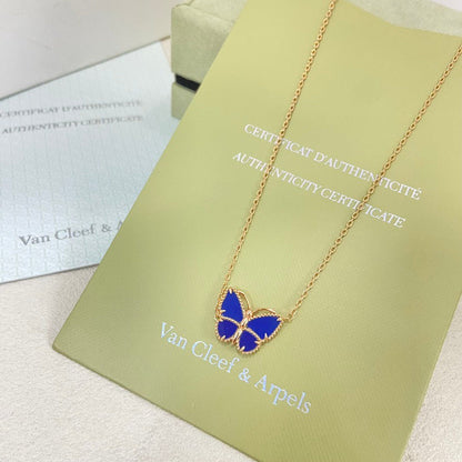 [LUXE]2026 NEW STYLE LUCKY SPRING BUTTERFLY 1 MOTIFS FLOWER NECKLACE