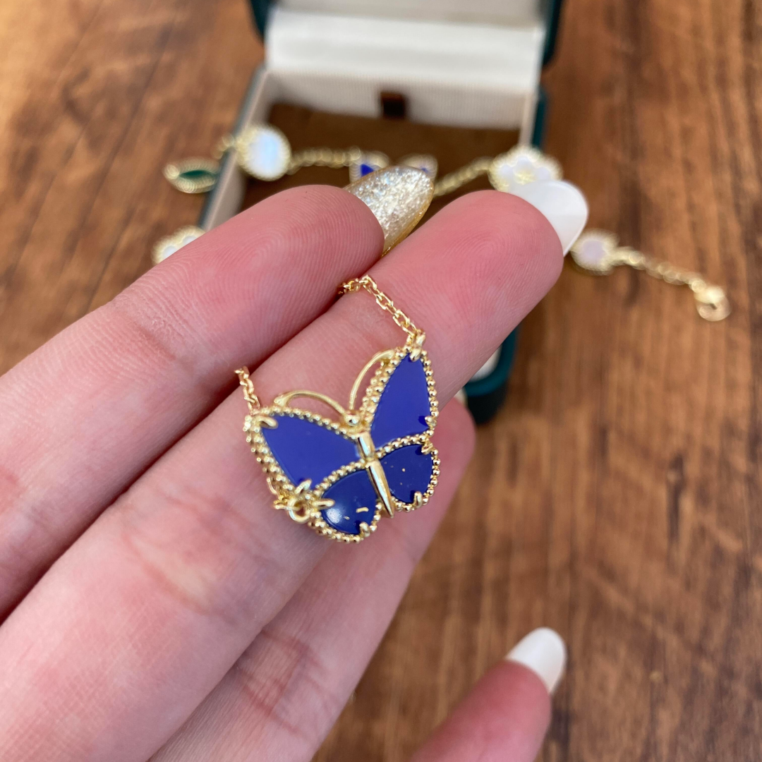 [Rosla] 2026 NEW LUCKY BUTTERFLY 1 MOTIFS NECKLACE