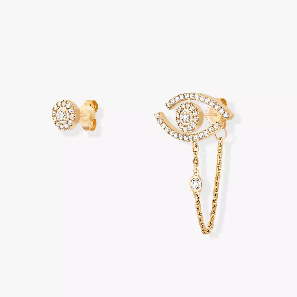 [Rosla]Lucky Eye Diamond Earrings