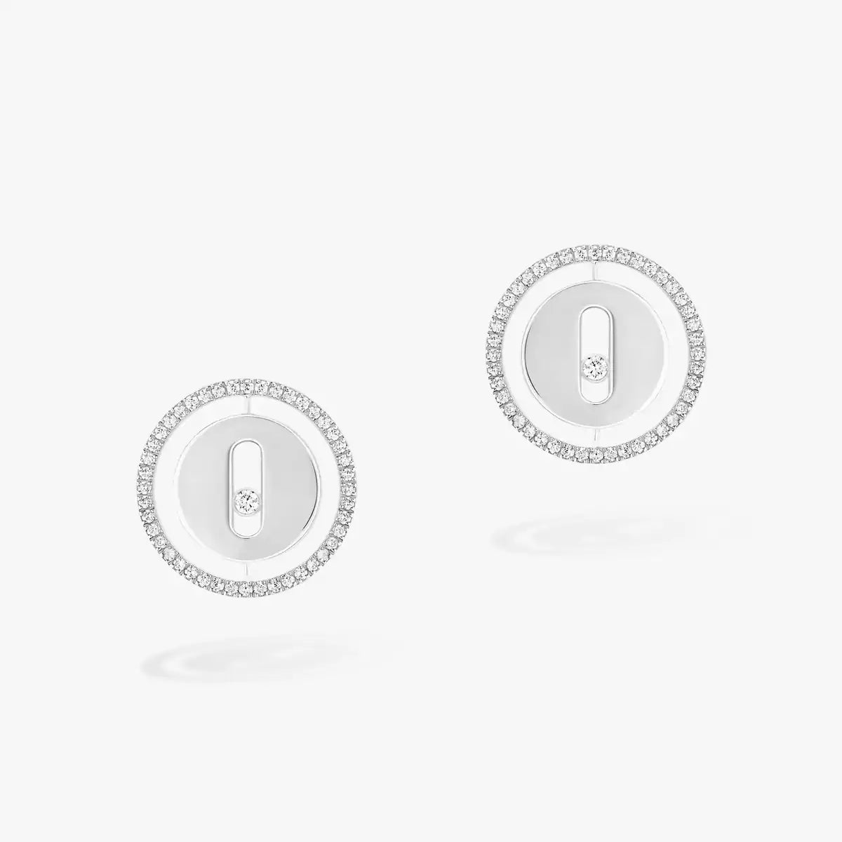 [Rosla]Lucky Move Diamond Earrings