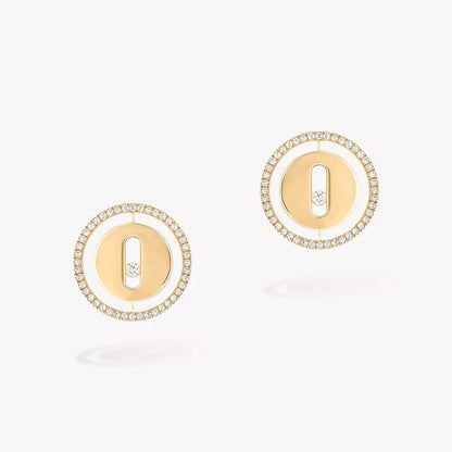 [Rosla]Lucky Move Diamond Earrings