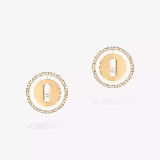[Rosla]Lucky Move Diamond Earrings