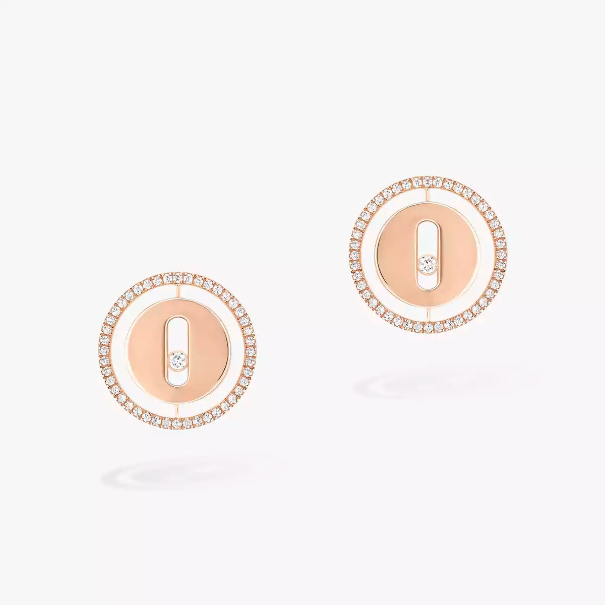 [Rosla]Lucky Move Diamond Earrings