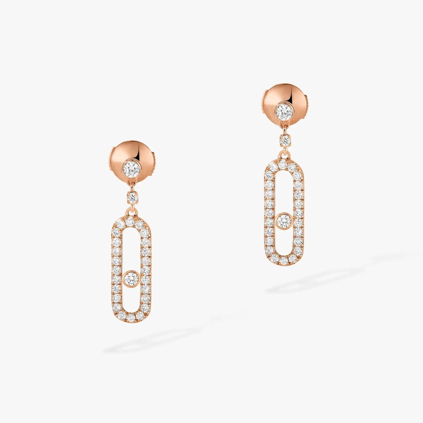 [Rosla]DORMEUSES MOVE UNO DIAMOND EARRINGS