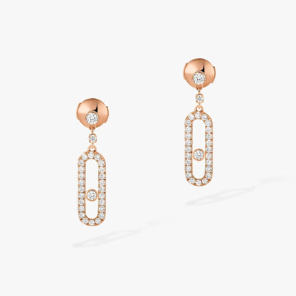 [Rosla]DORMEUSES MOVE UNO DIAMOND EARRINGS