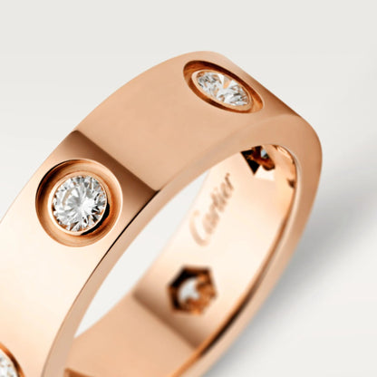 [Rosla]LOVE 5.5MM 6 DIAMOND RING