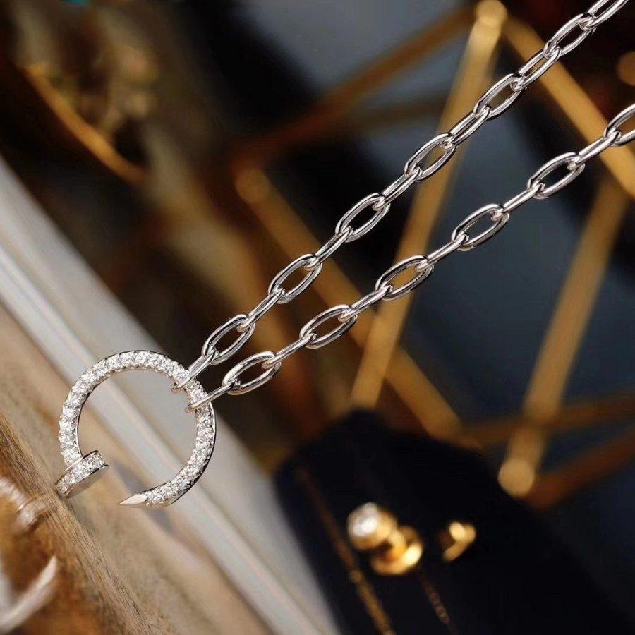 [Rosla]JUSTE NECKLACE FULL DIAMONDS