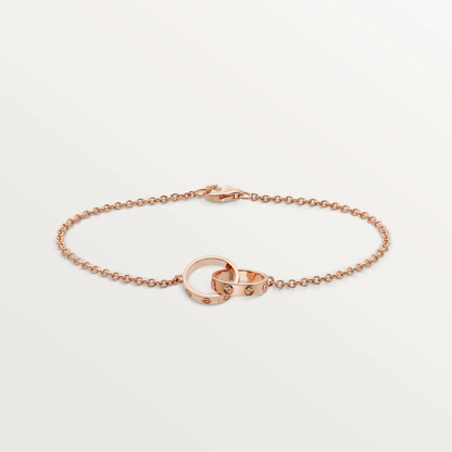 [Rosla]LOVE BRACELET DOUBLE RING