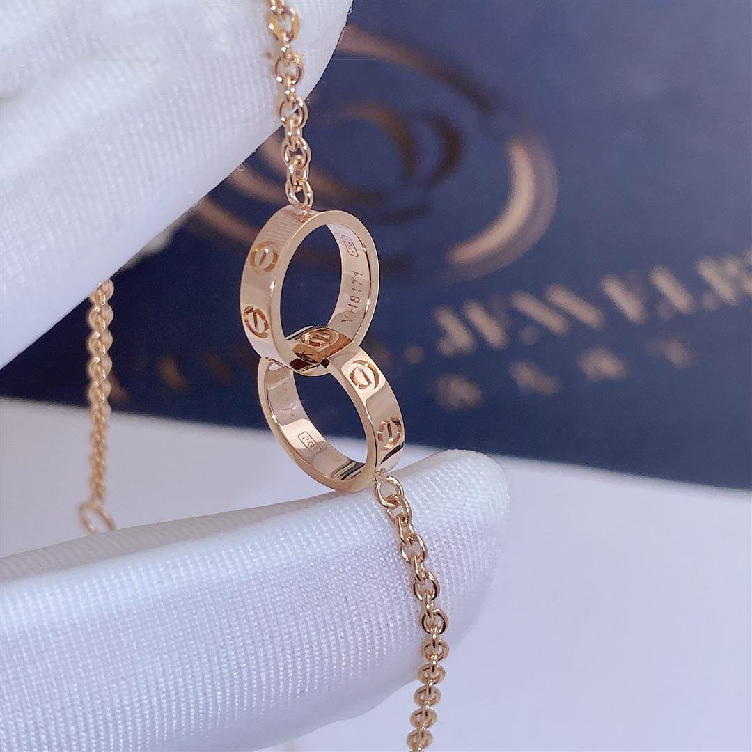 [Rosla]LOVE BRACELET DOUBLE RING