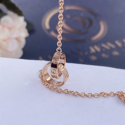 [Rosla]LOVE BRACELET DOUBLE RING