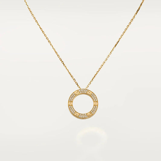 [Rosla]LOVE NECKLACE ADJUSTABLE ROSE GOLD