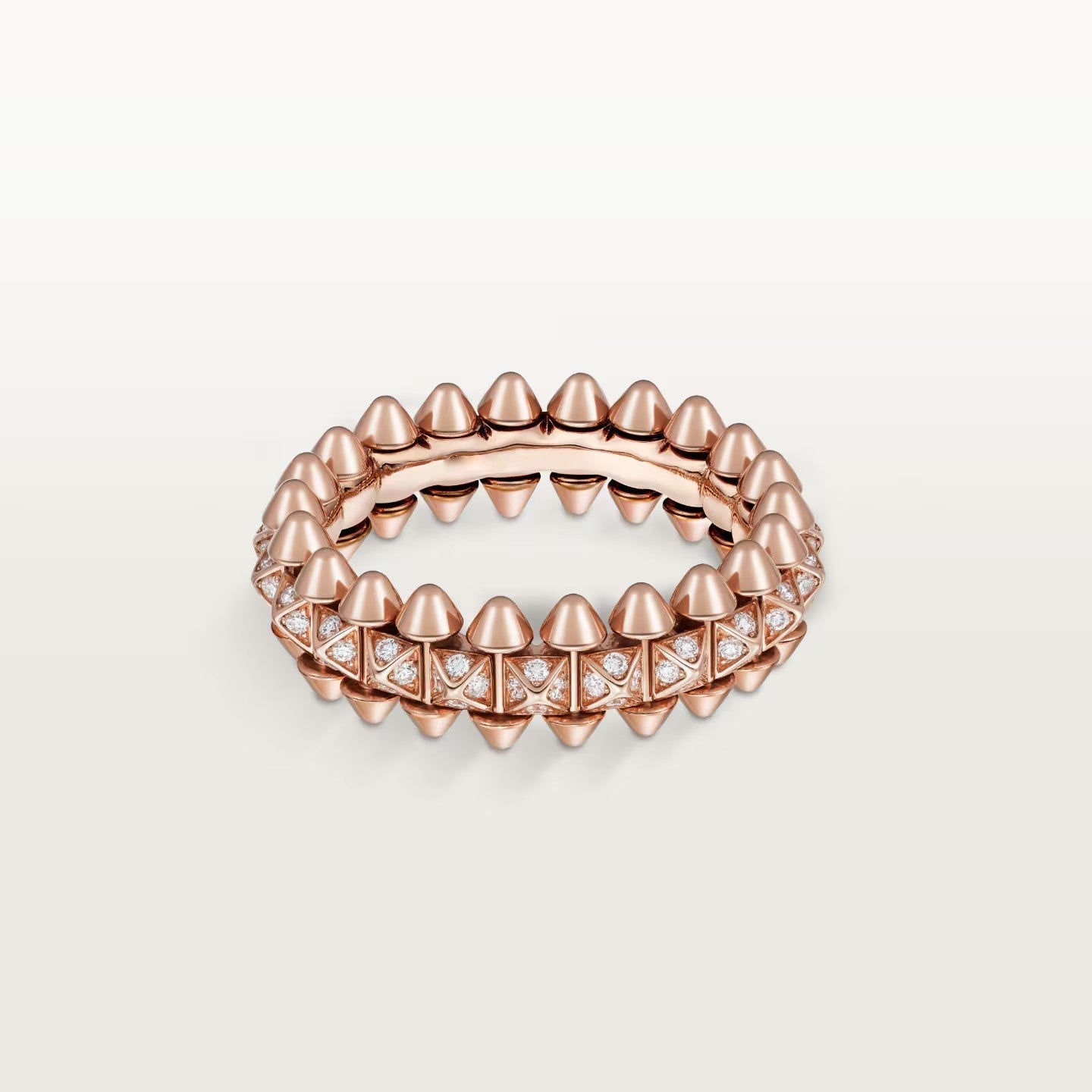 [Rosla]CLASH 6.4MM SMALL FULL DIAMOND RING