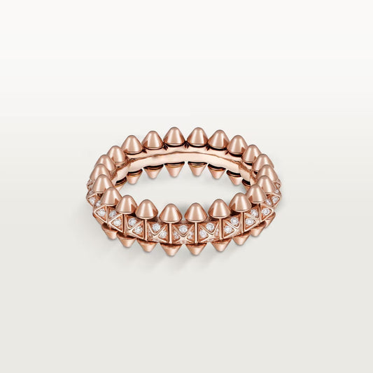 [Rosla]CLASH 6.4MM SMALL FULL DIAMOND RING
