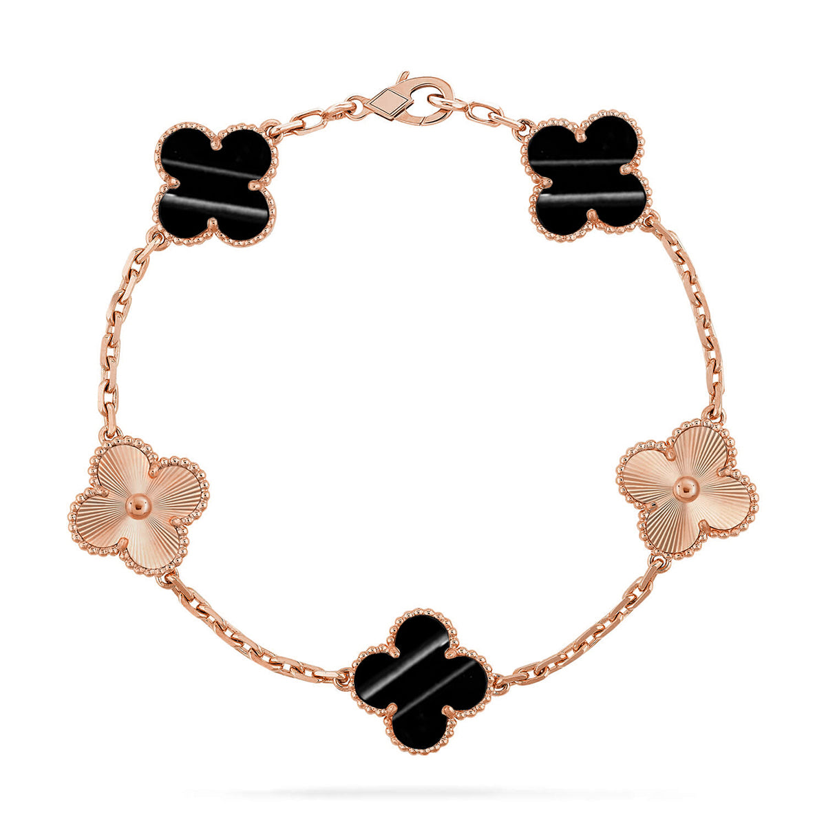 [Rosla] CLOVER 5 MOTIF PULSAR STONE BRACELET COLLECTION