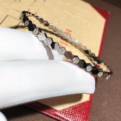 [Rosla]BEE LOVE SILVER DIAMOND BRACELET