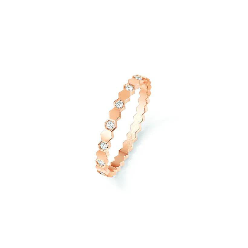 [Rosla]BEE LOVE RING PINK GOLD DIAMOND