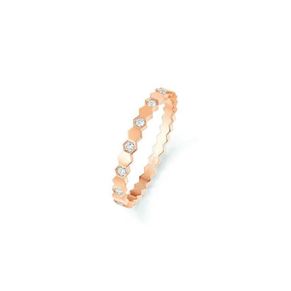 [Rosla]BEE LOVE RING PINK GOLD DIAMOND