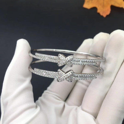 [Rosla]JEUX DE BRACELET DIAMONDS SILVER