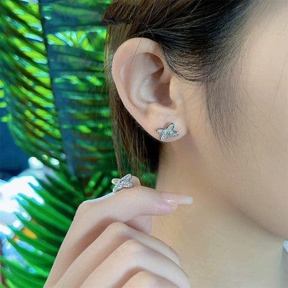 [Rosla]JEUX DE SILVER DIAMOND EARRINGS