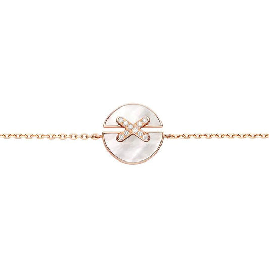 [Rosla]JEUX DE BRACELET MOP PINK GOLD DIAMONDS
